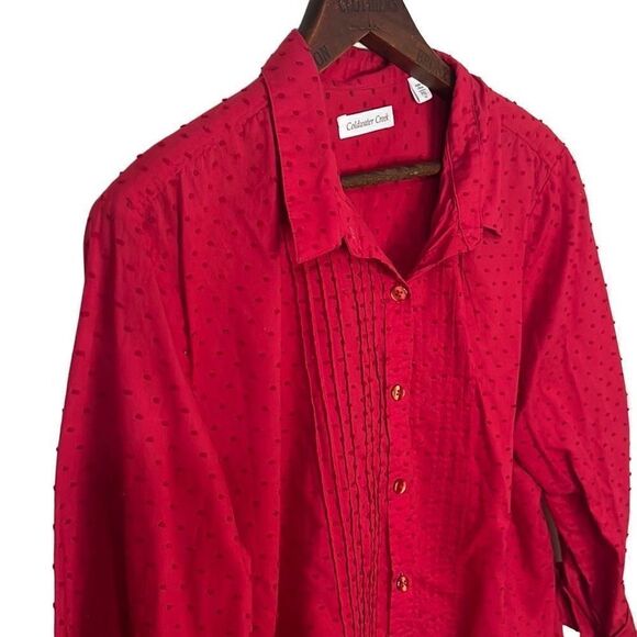 Coldwater Creek 100% Cotton Button Down Shirt - Picture 3 of 9